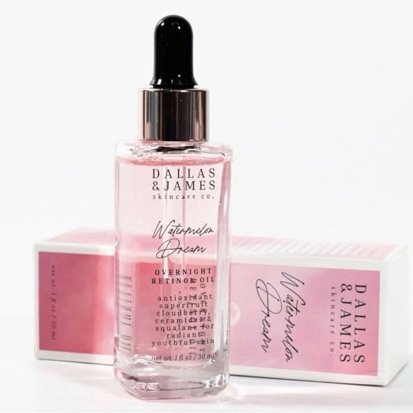 Dallas & James Watermelon Dream Retinol Oil Sealed Full Size New - Picture 5 of 7